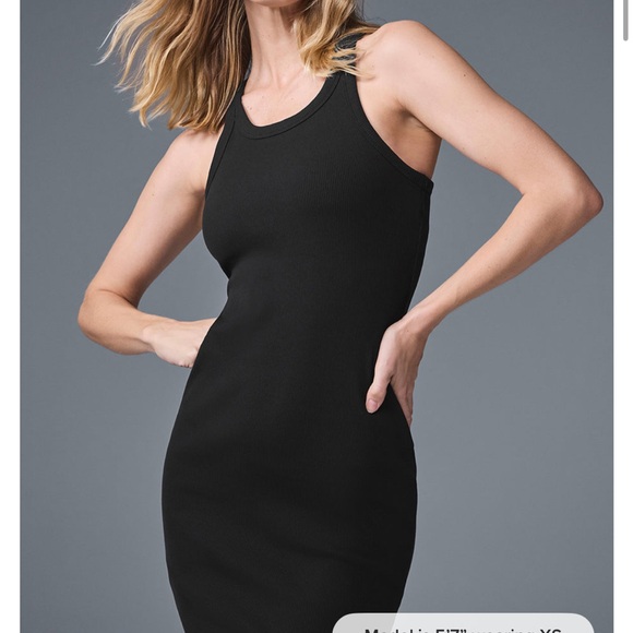 Alo Goddess Ribbed Go-To Dress - Picture 2 of 4